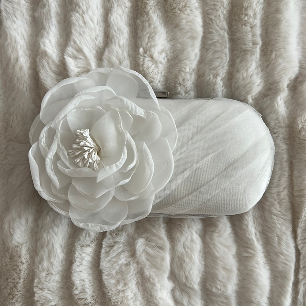 Vera Wang Ivory Clutch